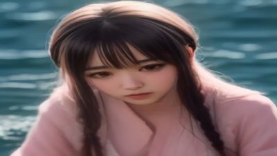 acfun网页音乐区MV封面，歌手在舞台聚光灯下演唱，背景绚丽灯光秀